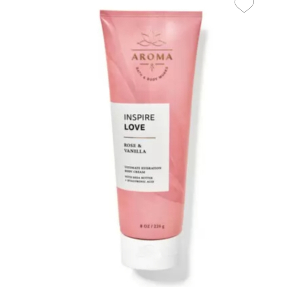 🩷 ROSE VANILLA "LOVE" AROMA ULTIMATE HYDRATION BODY CREAM